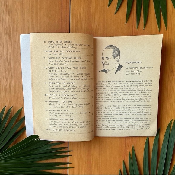Vintage 1955 What, When, Where and How to Drink – First Edition Paperback - Picture 8 of 11